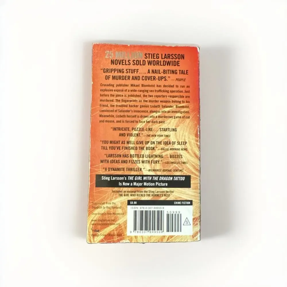 The Girl Who Played with Fire - Stieg Larsson Paperback - Pre-owned